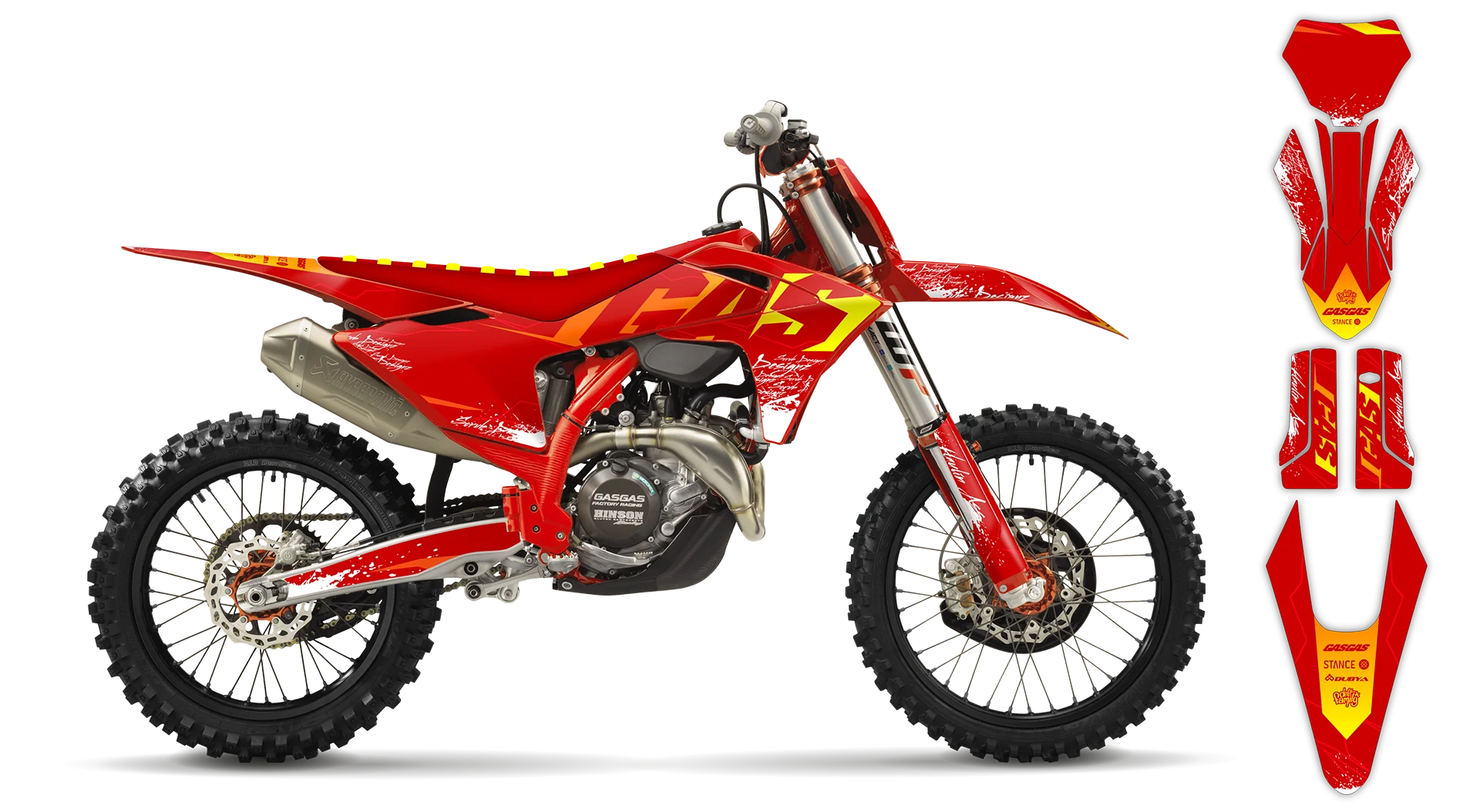 Graphics Kit - Gas Gas - MC 65 - 2024-2025 - Corvell - R3