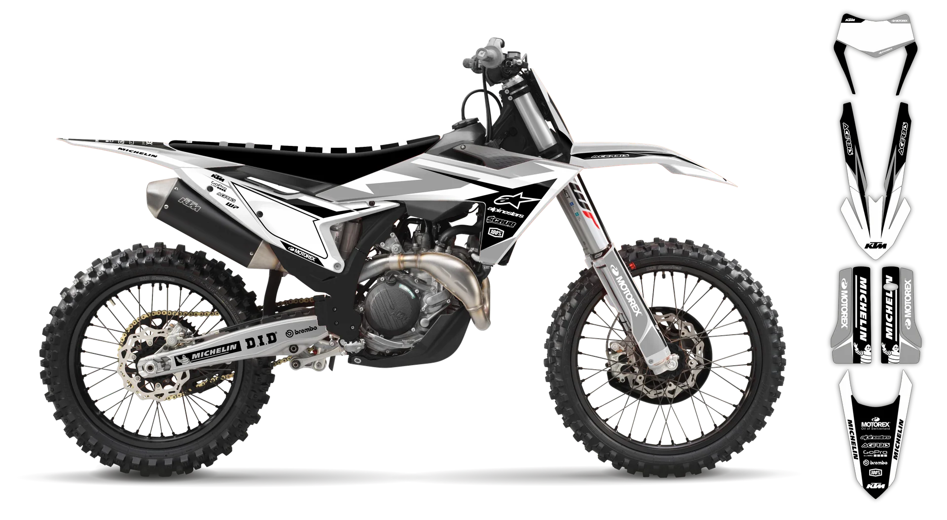 Graphics Kit - KTM - EXC EXC-F / XC-W XCF-W - 2024-2025 - K-SE1098 - R4