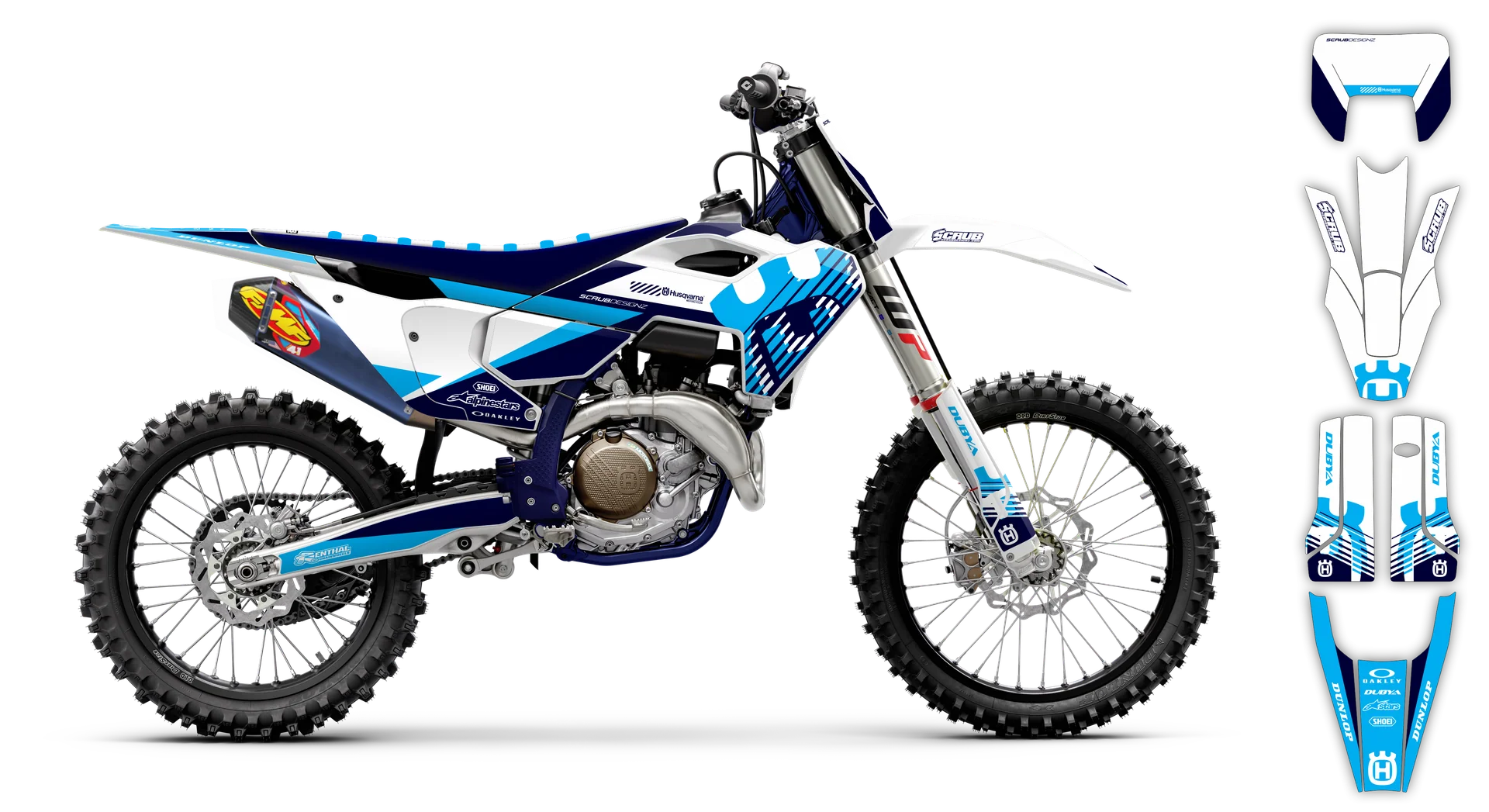 Graphics Kit - Husqvarna 14-> TE-FE Series - 2024 - H16 - R2