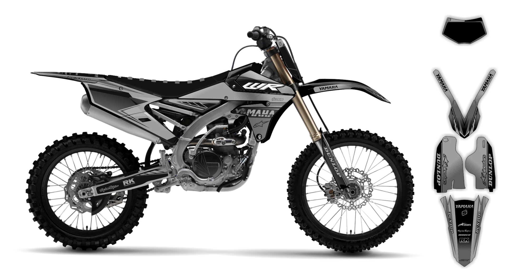 Graphics Kit - Yamaha - WR450F - 2016-2018 - Boognish - R3