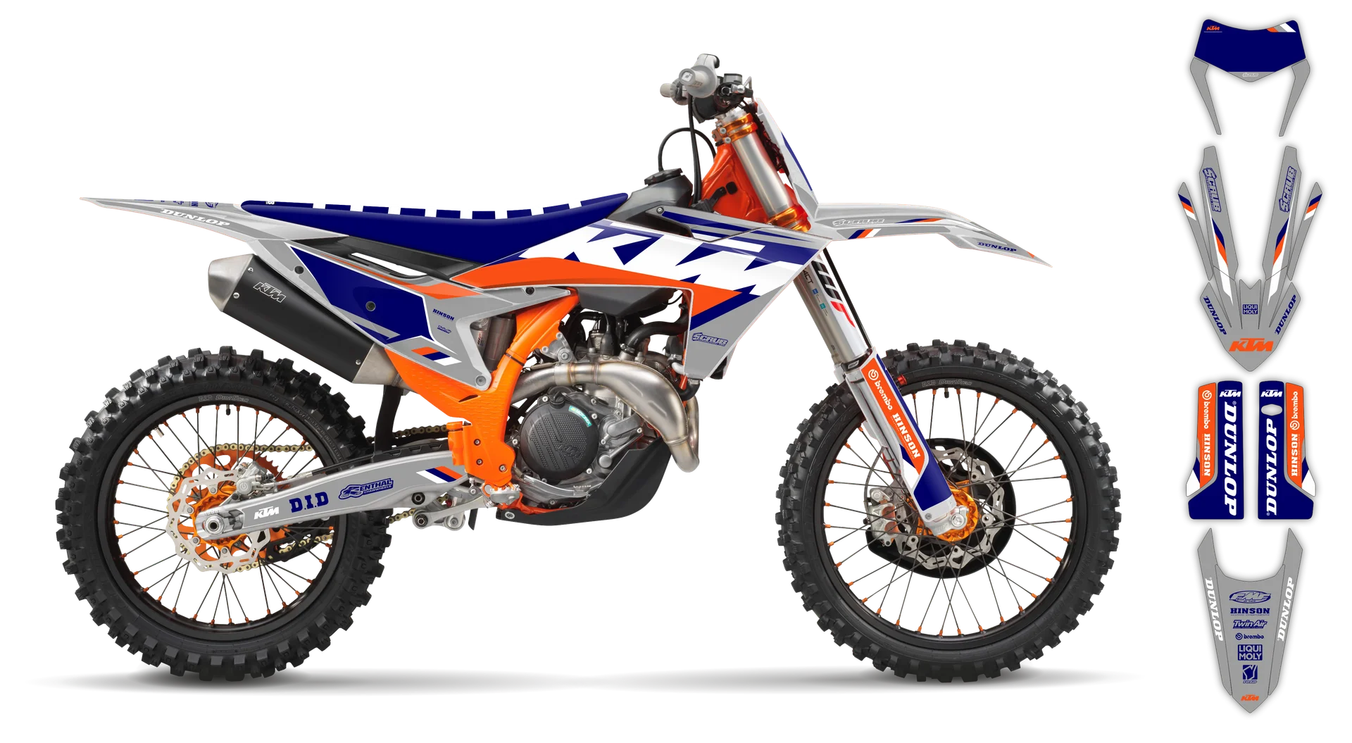 Graphics Kit - KTM - EXC EXC-F / XC-W XCF-W - 2024-2025 - K-SE1072 - LE