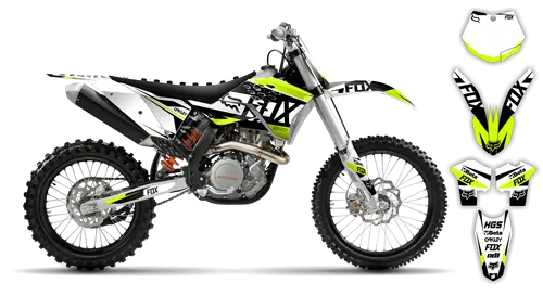 Graphics Kit - KTM - SMR Series - 2008-2011 - Fluo SE1038 - ST