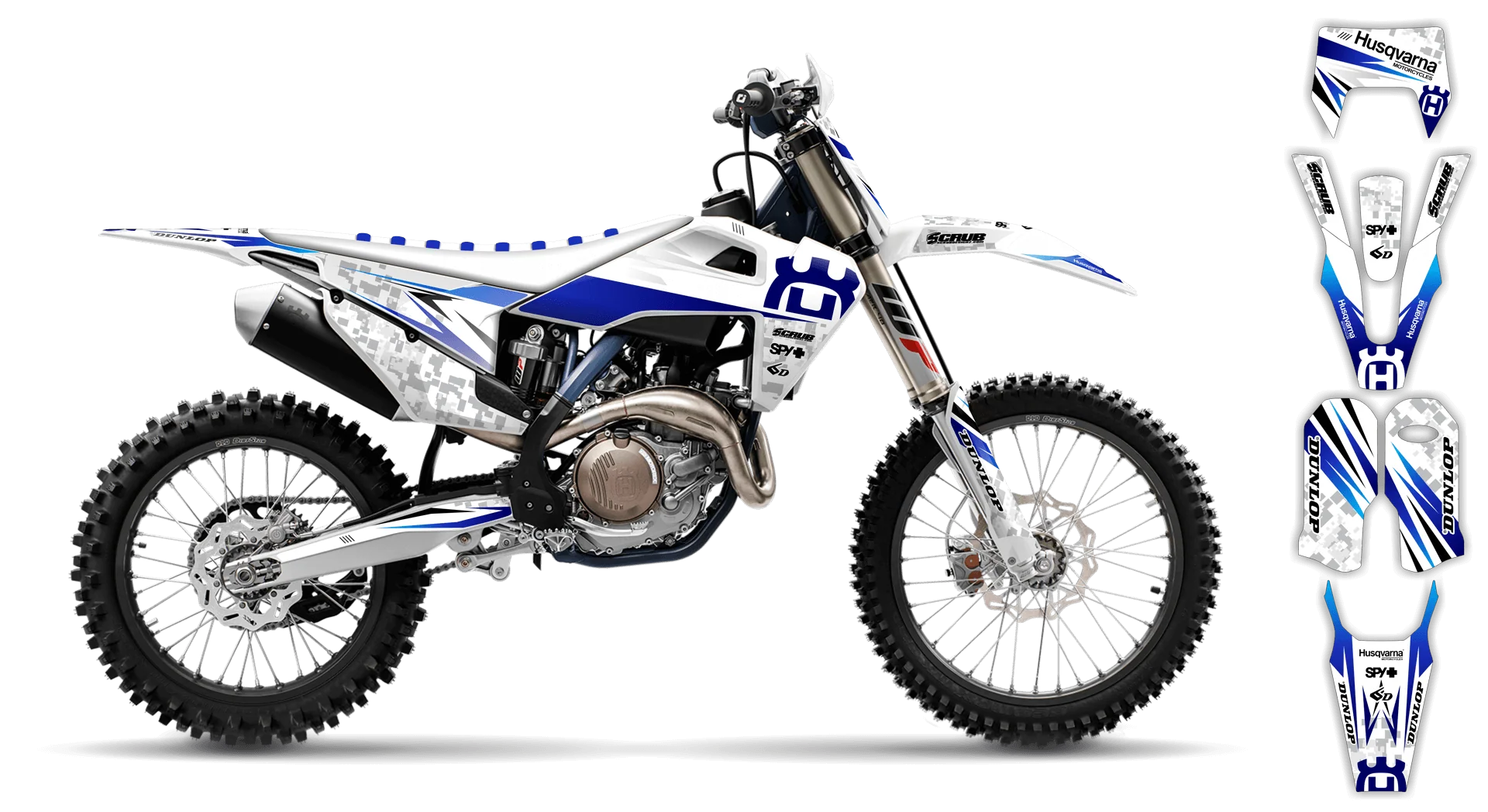 Graphics Kit - Husqvarna 14-> TE-FE Series - 2020-2023 - H-SE1059 - R1