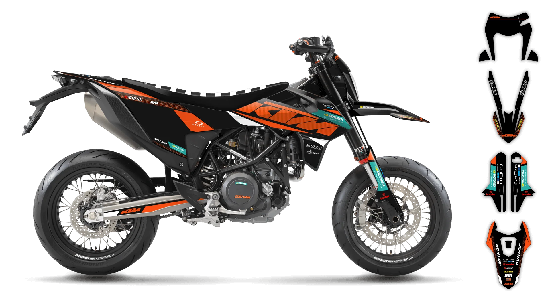 Graphics Kit - KTM - ENDURO 690R - 2019-2024 - K11 - R1
