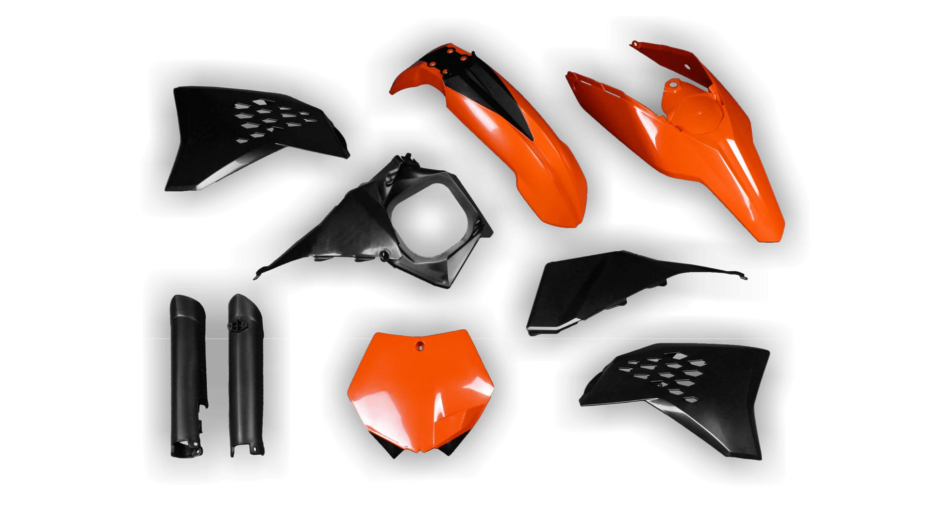 Plastics Kit - KTM - SX SX-F / XC XC-F - 2007-2010 - Full Kit - OEM 1