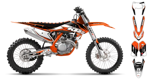 Graphics Kit - KTM - EXC EXC-F / XC-W XCF-W - 2017-2019 - K10 - ST