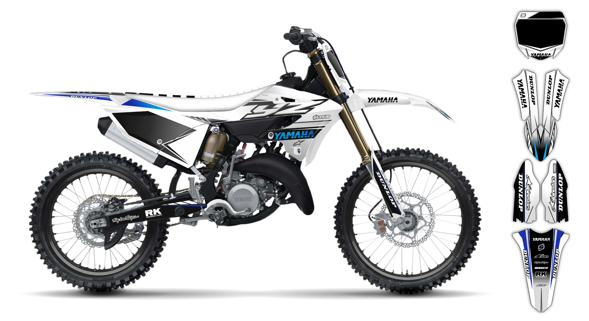 Graphics Kit - Yamaha - YZ 85 - 2022-2025 - Boognish - R1