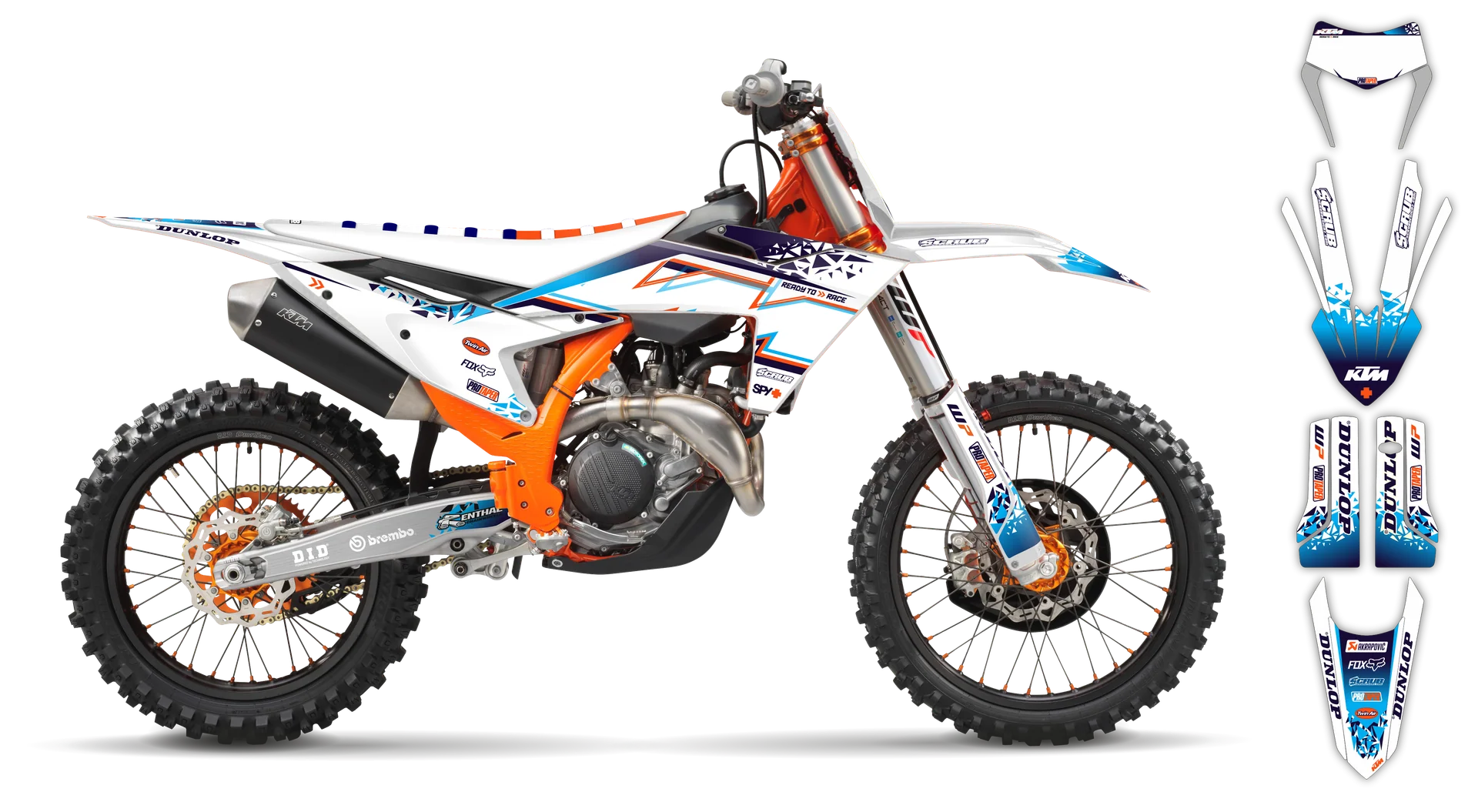 Graphics Kit - KTM - EXC EXC-F / XC-W XCF-W - 2024-2025 - K6 - LE