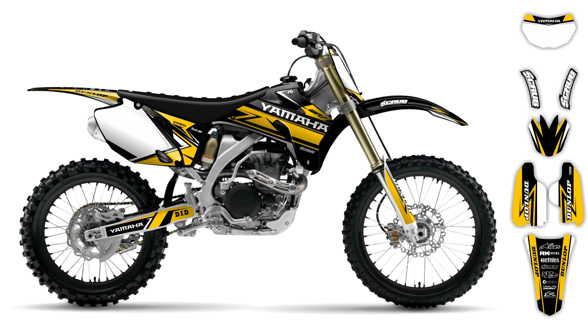 Graphics Kit - Yamaha - WR450F - 2007-2011 - Evolution - ST