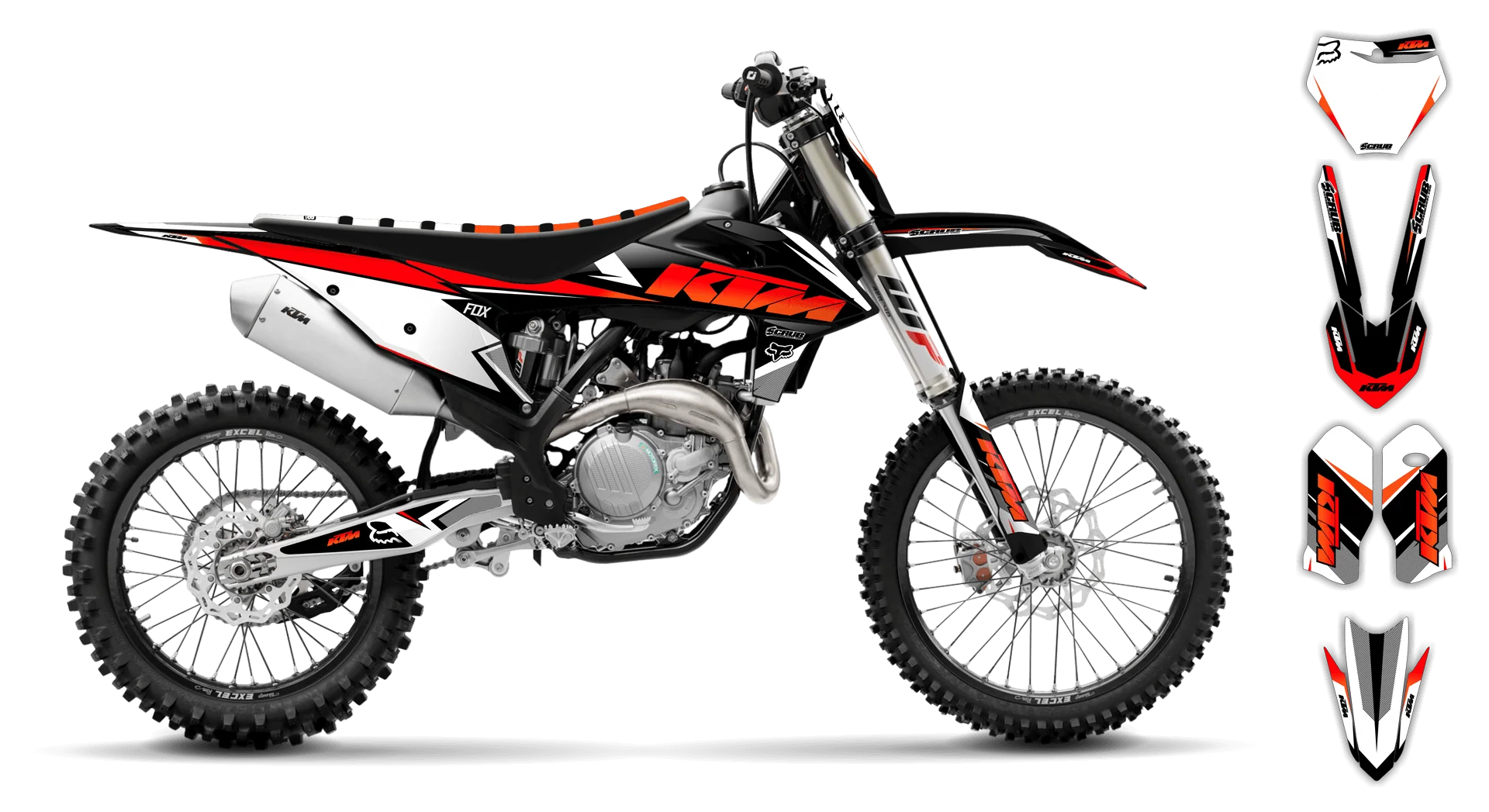 Graphics Kit - KTM - SX SX-F / XC XC-F - 2019-2022 - K14 - LE