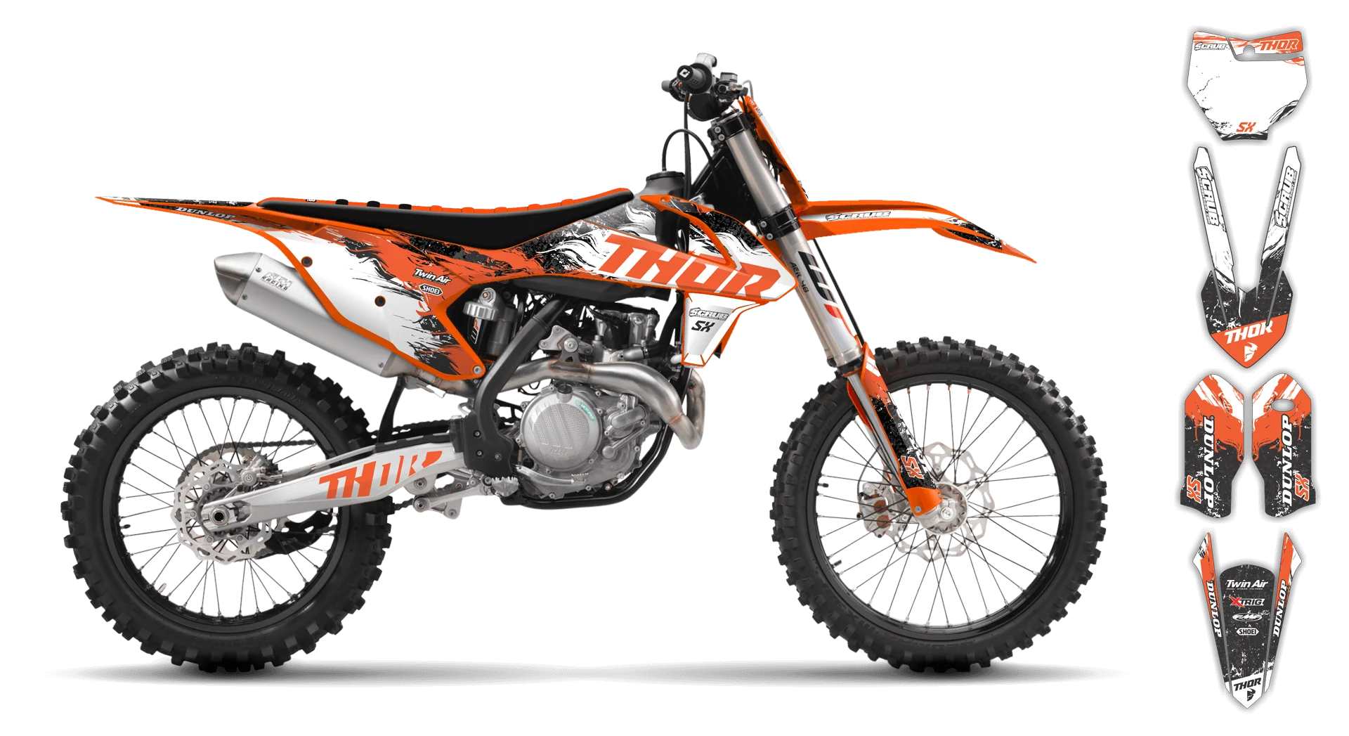 Graphics Kit - KTM - SX 50 - 2016-2023 - Sledge - LE