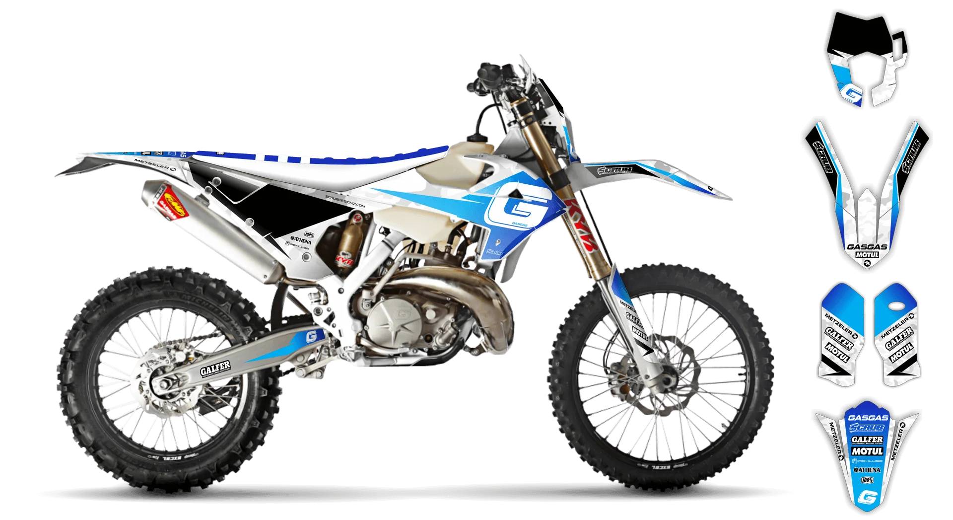 Graphics Kit - Gas Gas - EC EC-F Series - 2018-2020 - SE1041 - LE