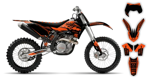 Graphics Kit - KTM - EXC EXC-F / XC-W XCF-W - 2008-2011 - SE1039 - ST