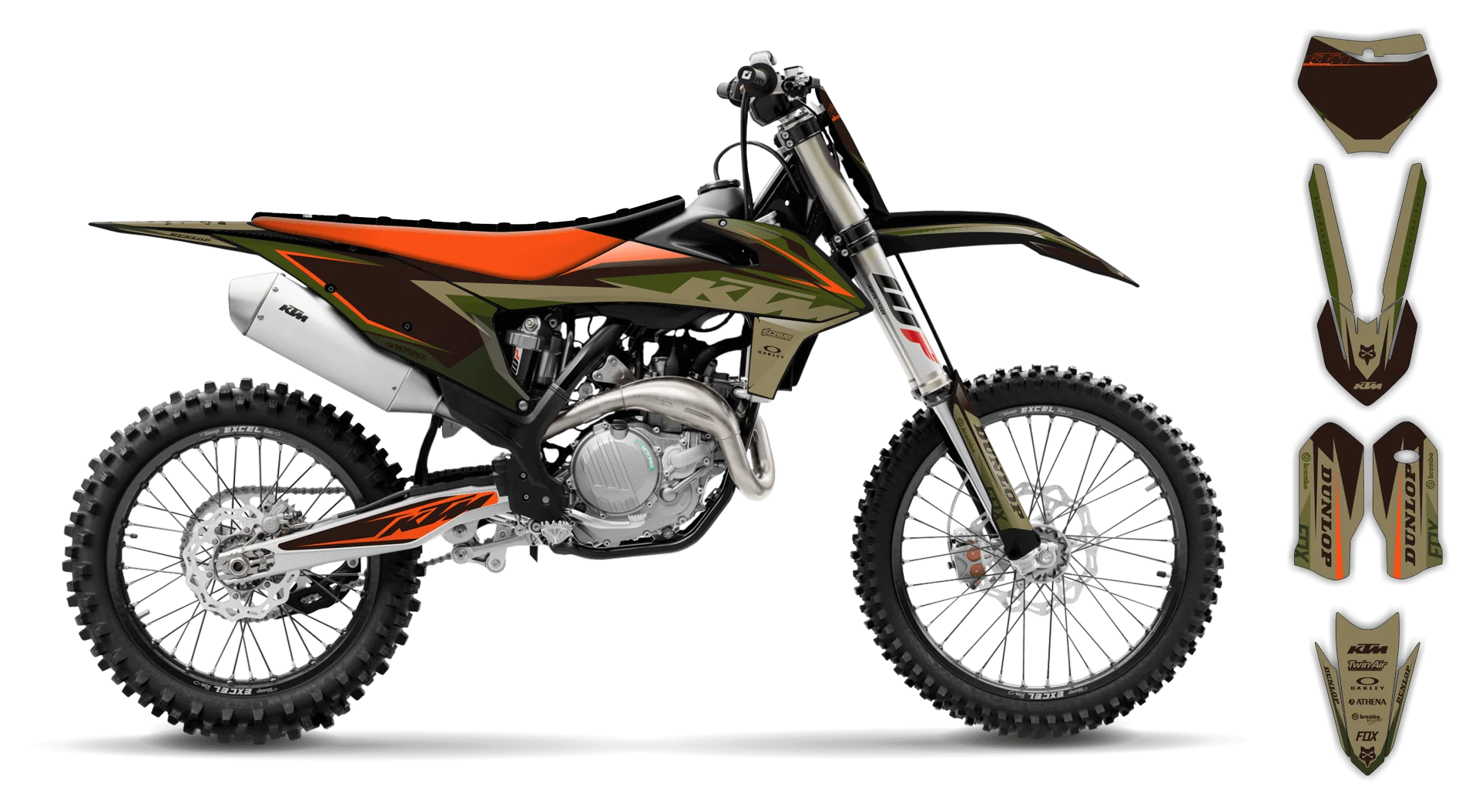 Graphics Kit - KTM - SX SX-F / XC XC-F - 2019-2022 - K-SE1083 - R2