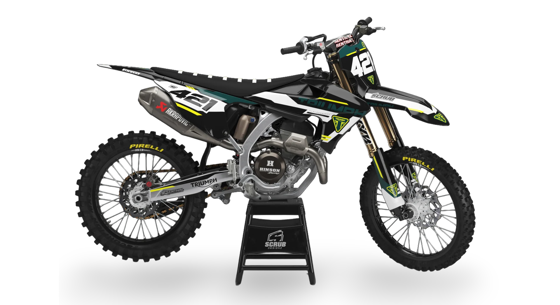 Graphics Kit - Triumph - TF 250-X - 2024-2025 - Titan - R1