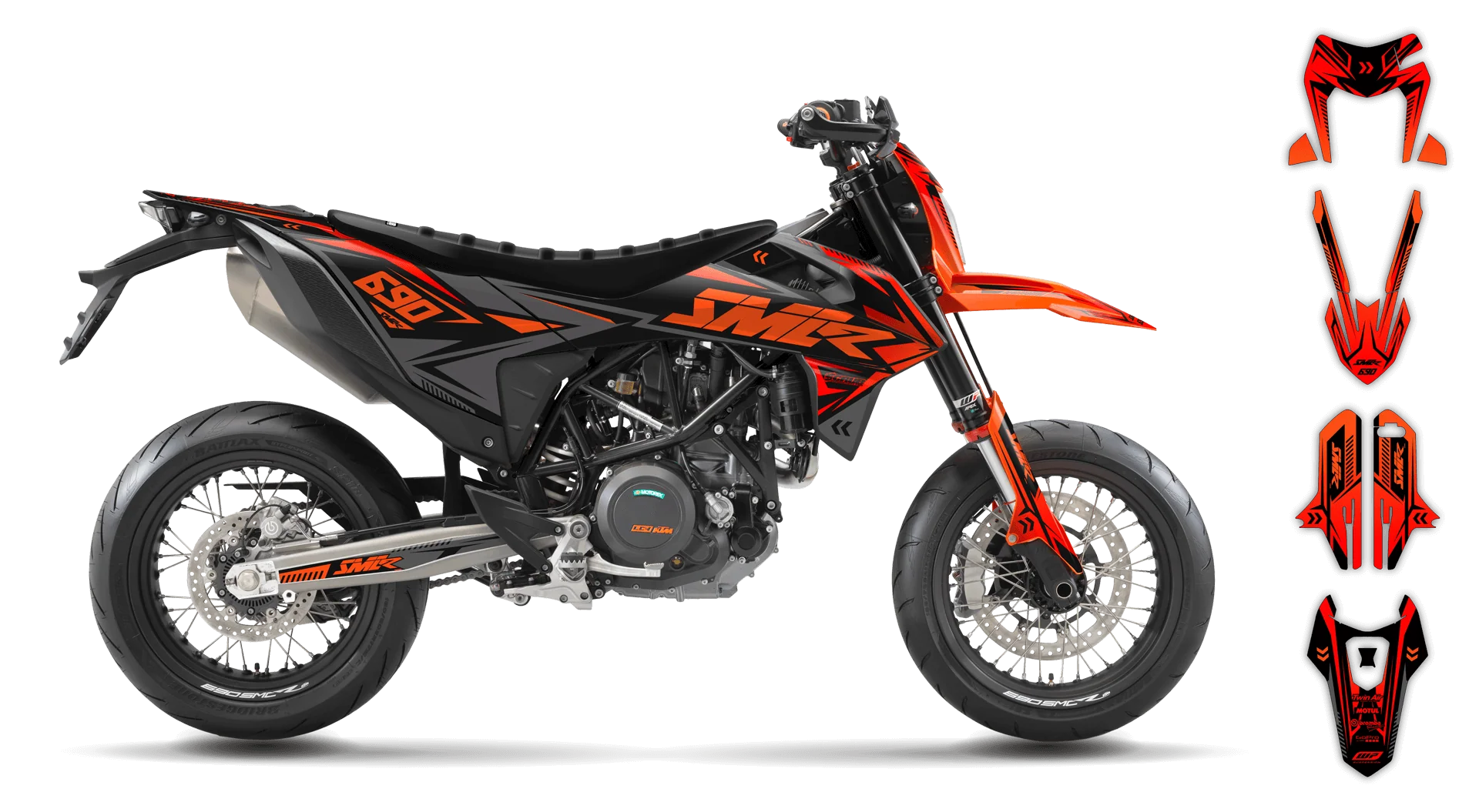 Graphics Kit - KTM - ENDURO 690R - 2019-2024 - Flash - LE