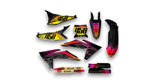 GFP - KTM - SX SX-F / XC XC-F - 2023-2024 - Black-K6-R1