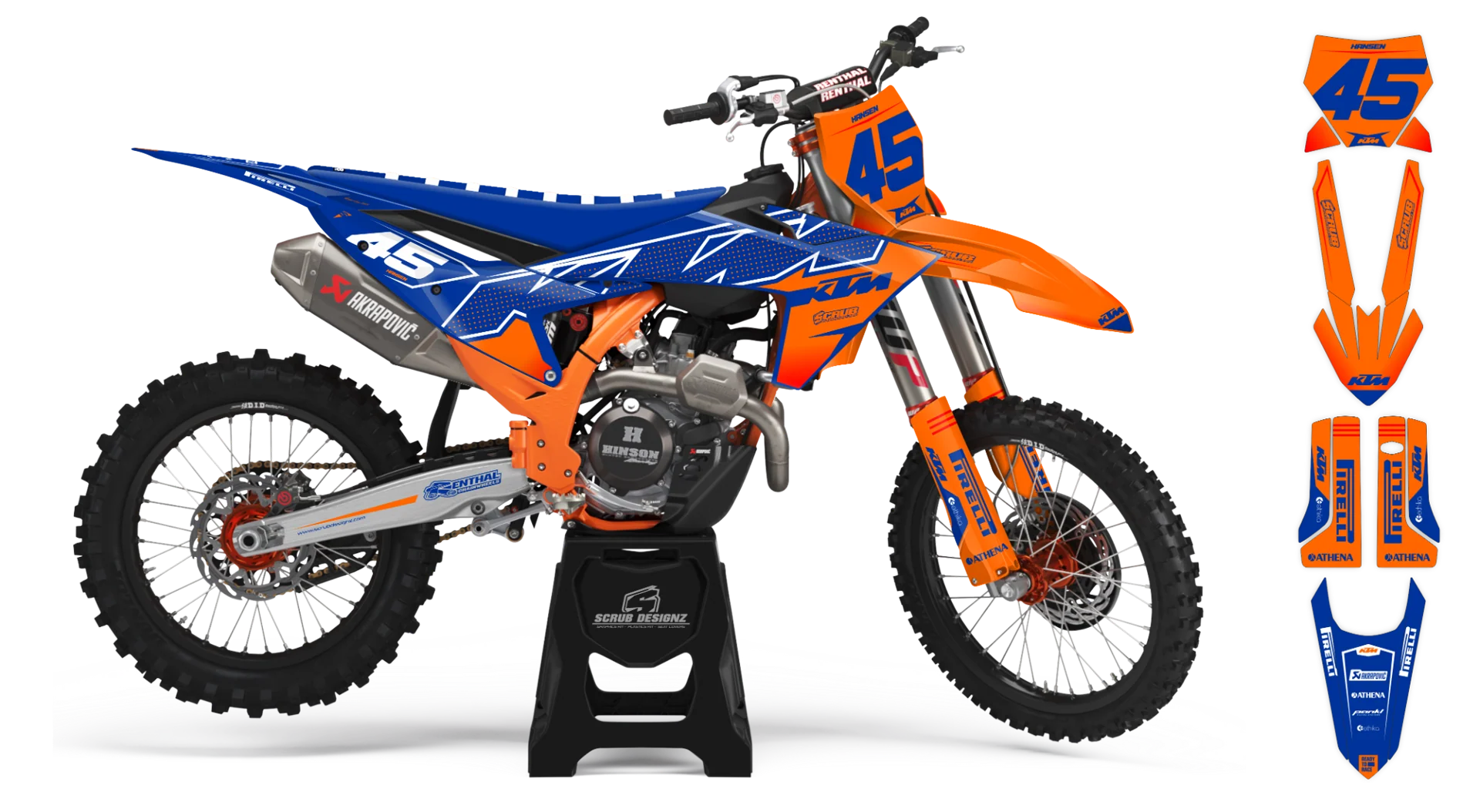Graphics Kit - KTM - EXC EXC-F / XC-W XCF-W - 2024-2025 - K21 - R2