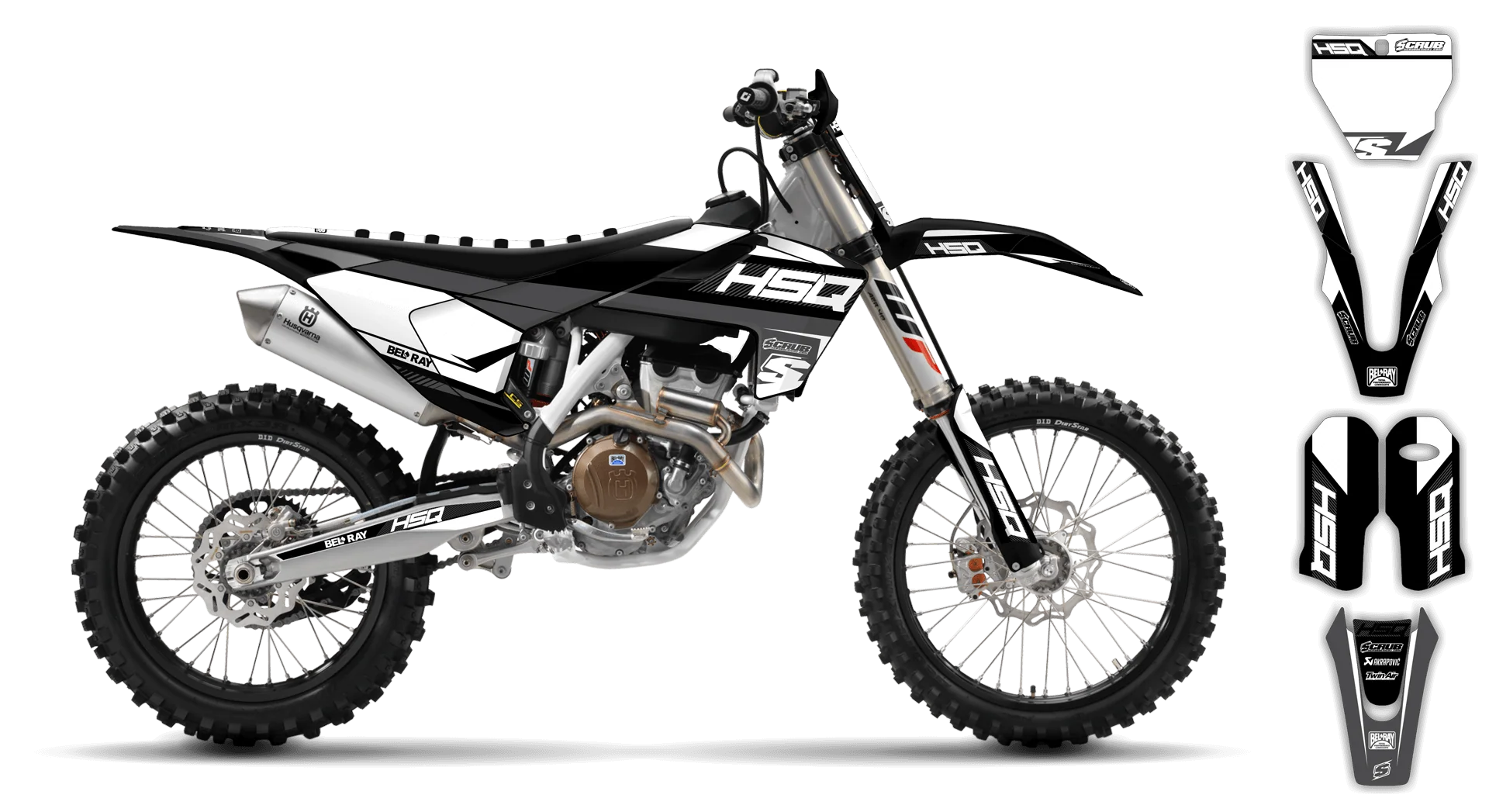 Graphics Kit - Husqvarna 14-> FS Series - 2016-2018 - SE1021 - LE