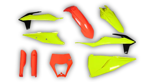 Plastics Kit - KTM - EXC EXC-F / XC-W XCF-W - 2020-2023 - Full Kit - Neon MIX 1
