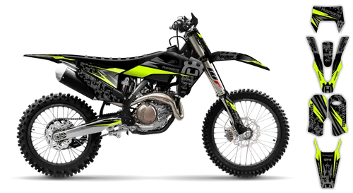 Graphics Kit - Husqvarna 14-> TE-FE Series - 2020-2023 - Fluo H-SE1059 - ST