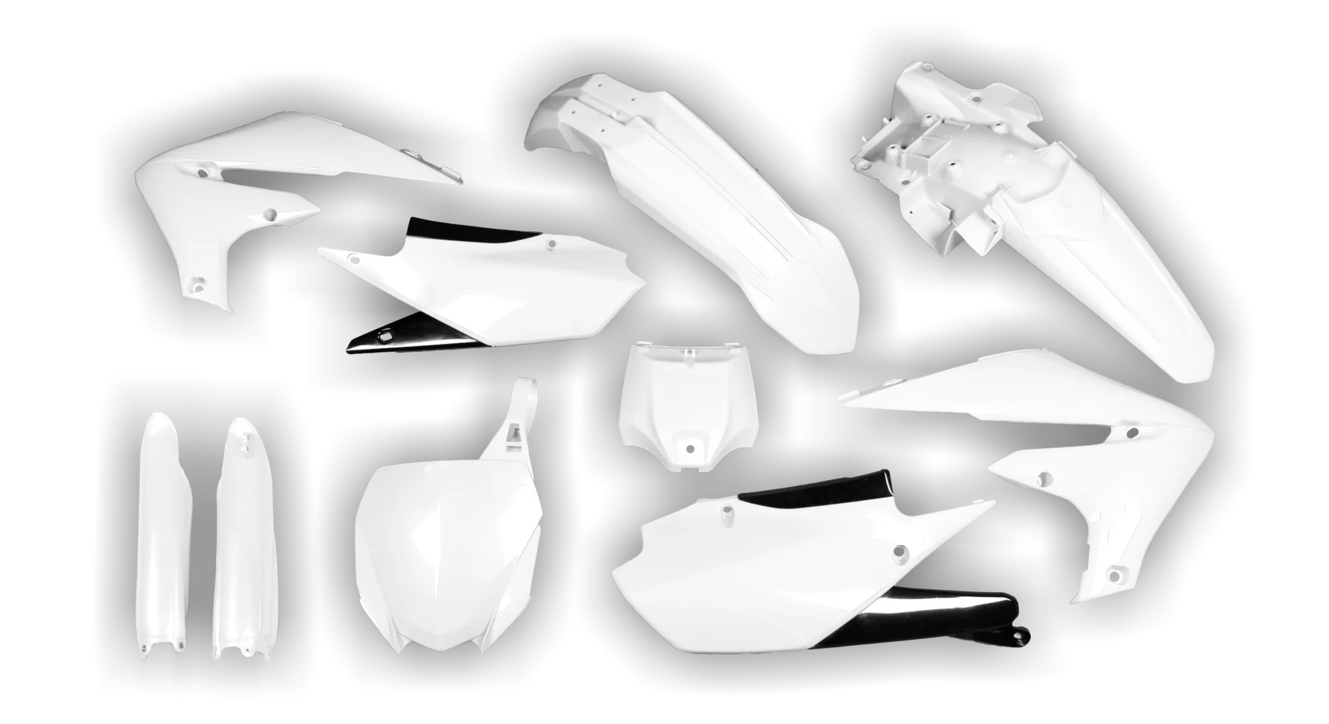 Plastics Kit - Yamaha - YZ450F - 2018-2022 - Full Kit - White