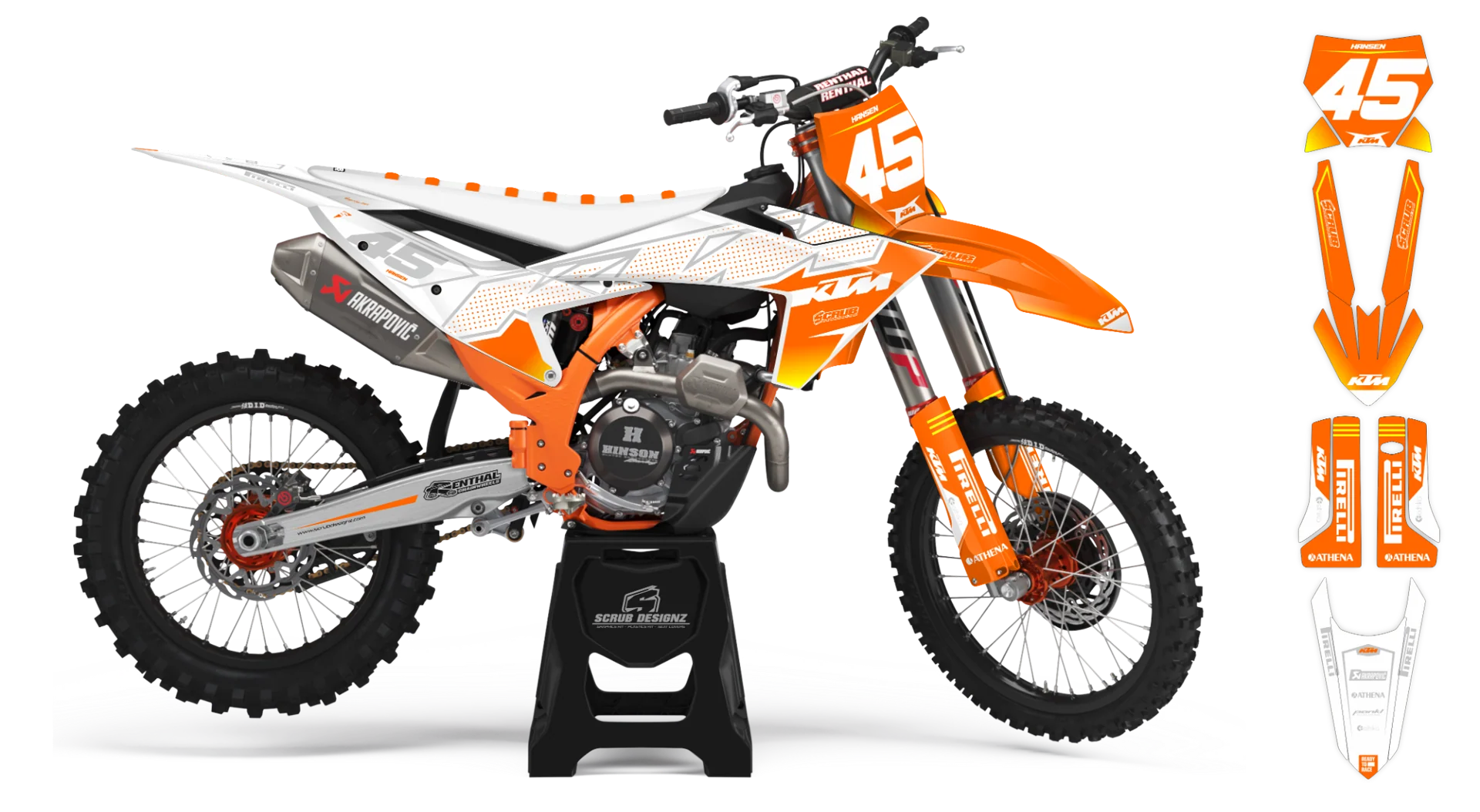 Graphics Kit - KTM - ENDURO 690R - 2019-2024 - K21 - LE