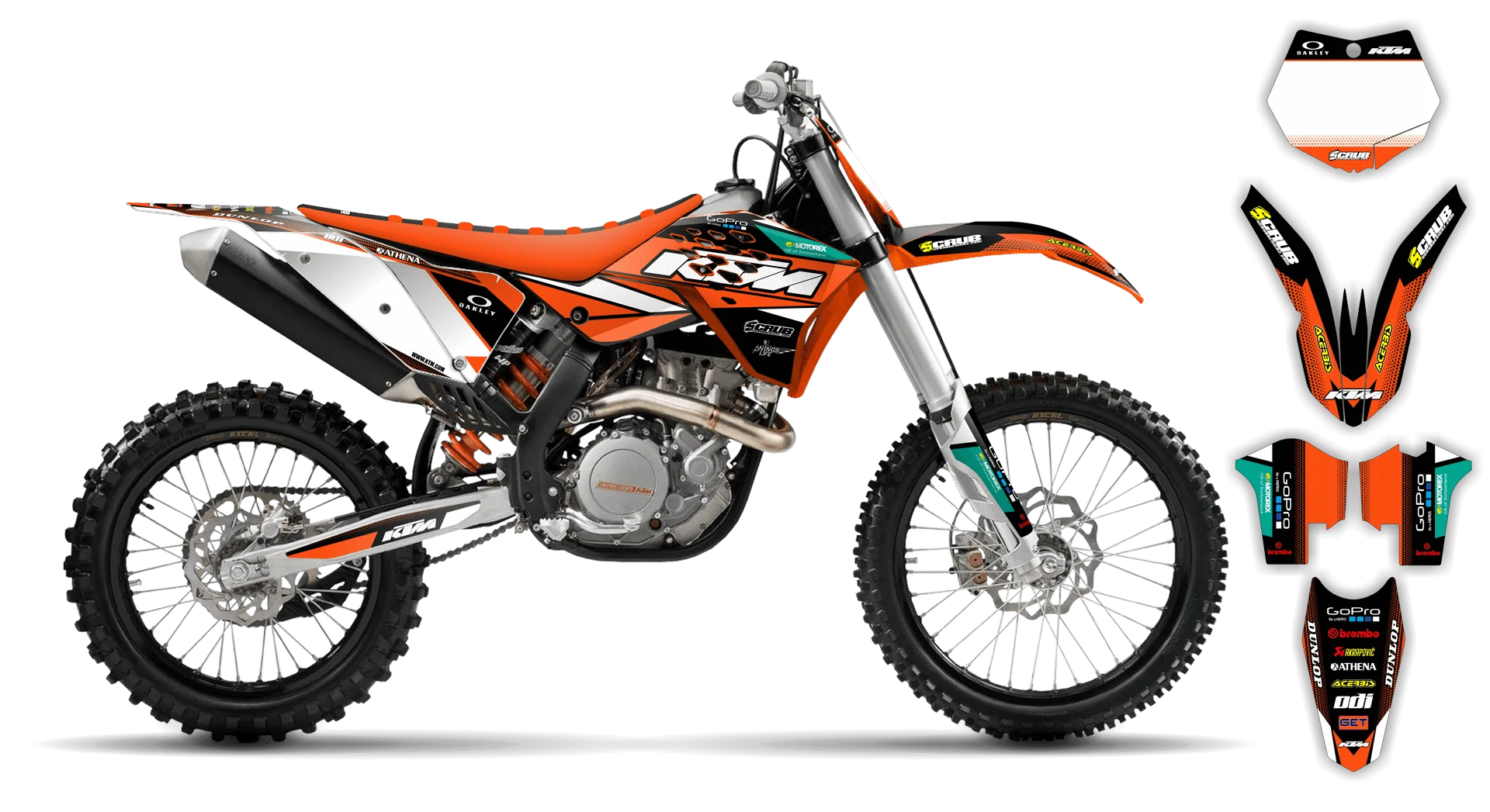 Graphics Kit - KTM - SMR Series - 2008-2011 - K11 - ST