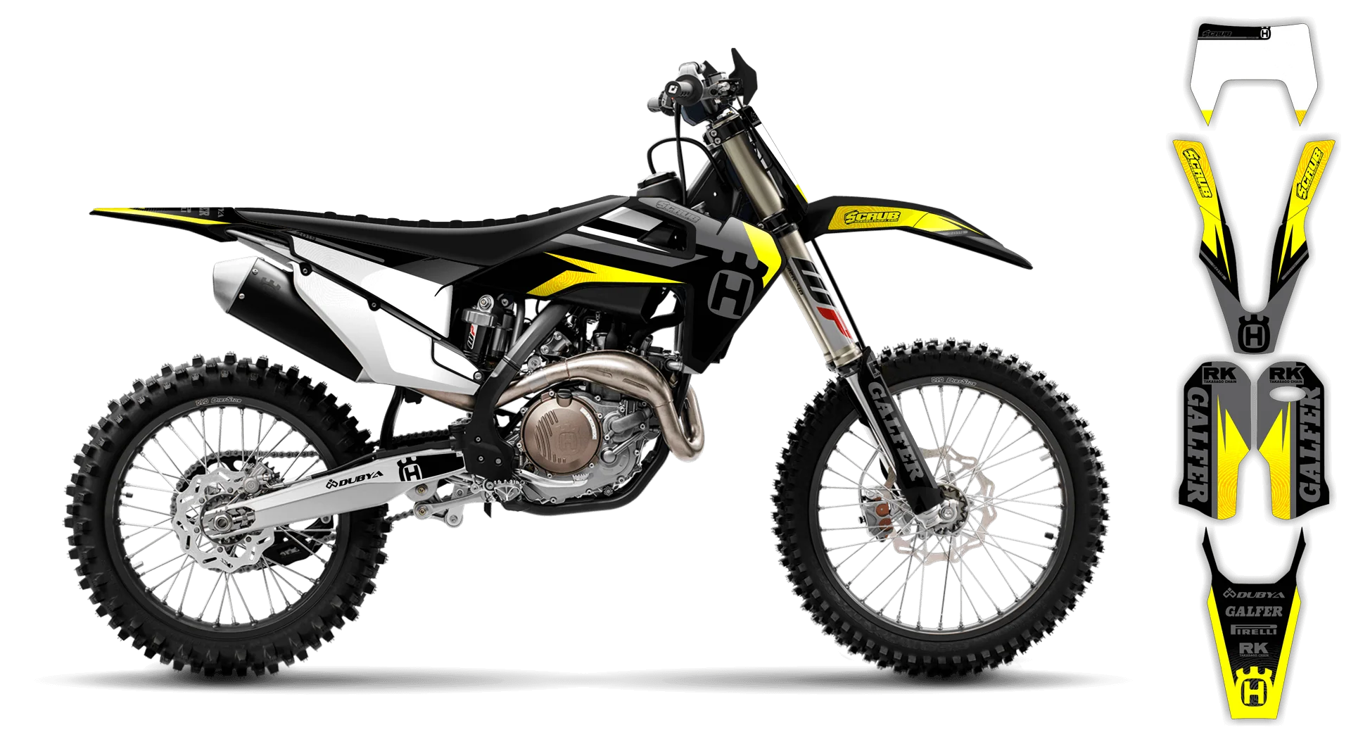 Graphics Kit - Husqvarna 14-> TE-FE Series - 2020-2023 - H11 - R1