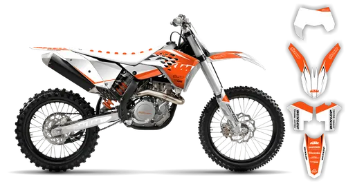 Graphics Kit - KTM - EXC EXC-F / XC-W XCF-W - 2008-2011 - K16 - ST