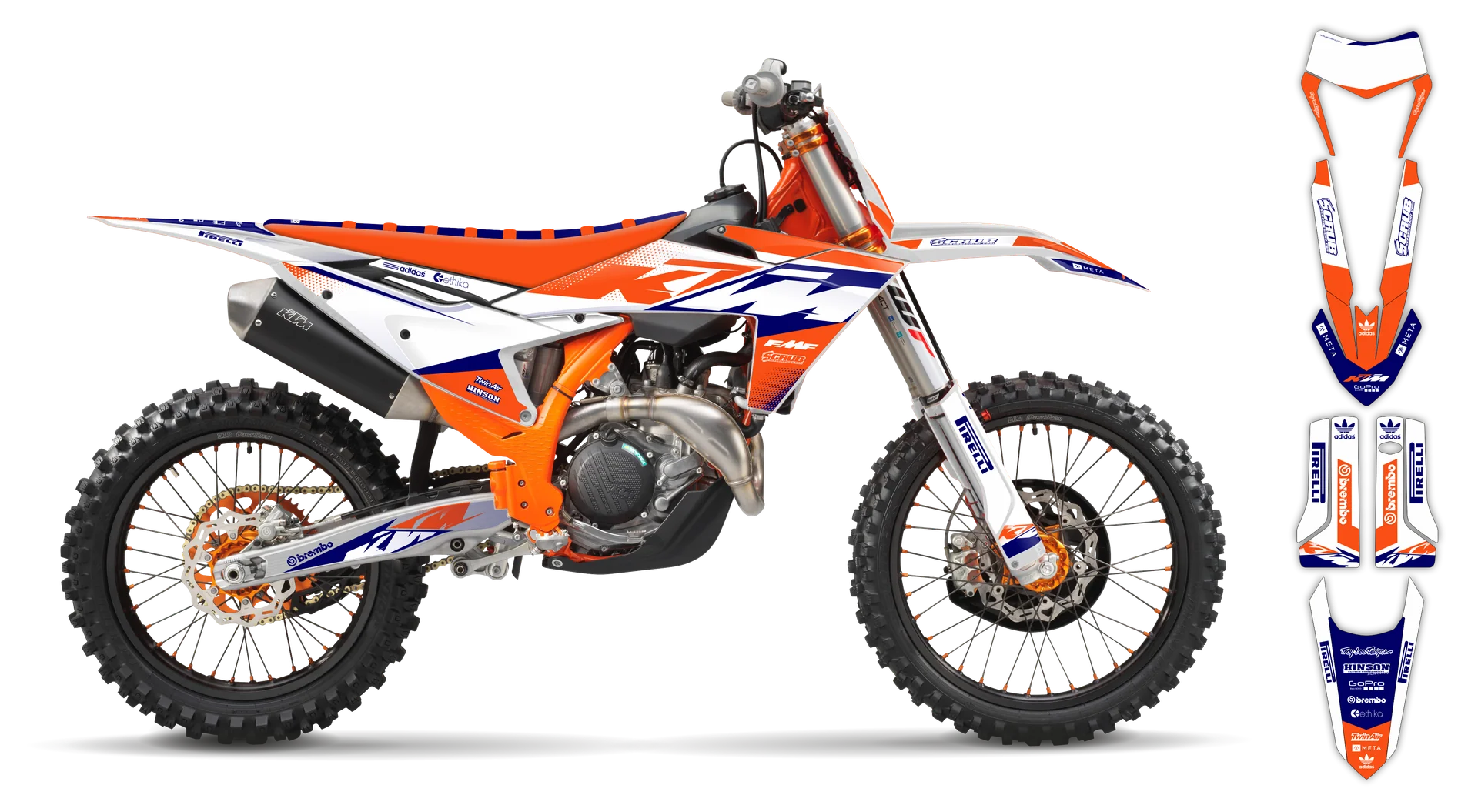 Graphics Kit - KTM - EXC EXC-F / XC-W XCF-W - 2024-2025 - K15 - LE