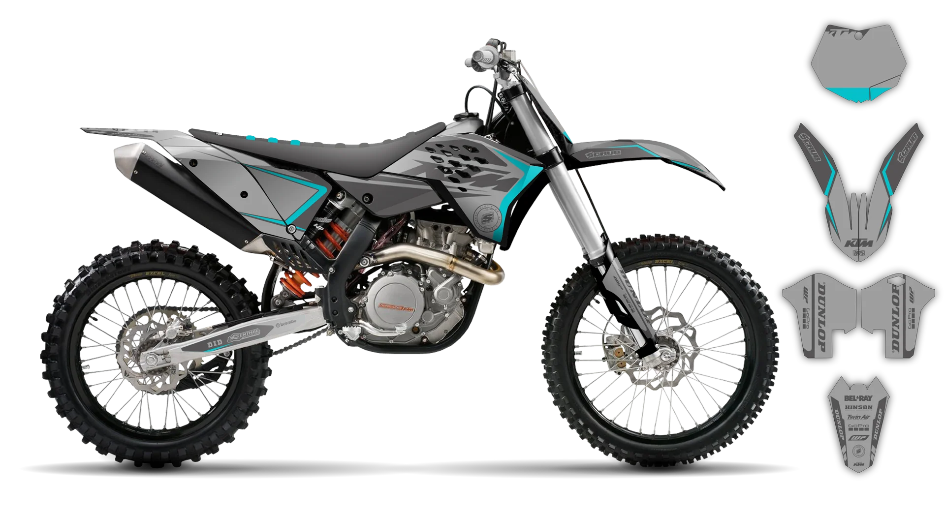 Graphics Kit - KTM - SMR Series - 2008-2011 - K17 - R3