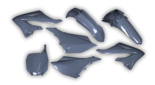 Plastics Kit - Yamaha - YZ 125 - 2022-2025 - Full Kit - Quantum Grey Trim Kit