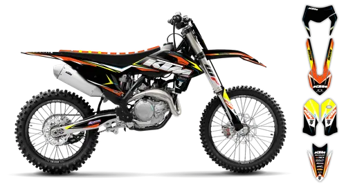 Graphics Kit - KTM - EXC EXC-F / XC-W XCF-W - 2020-2023 - K4 - ST