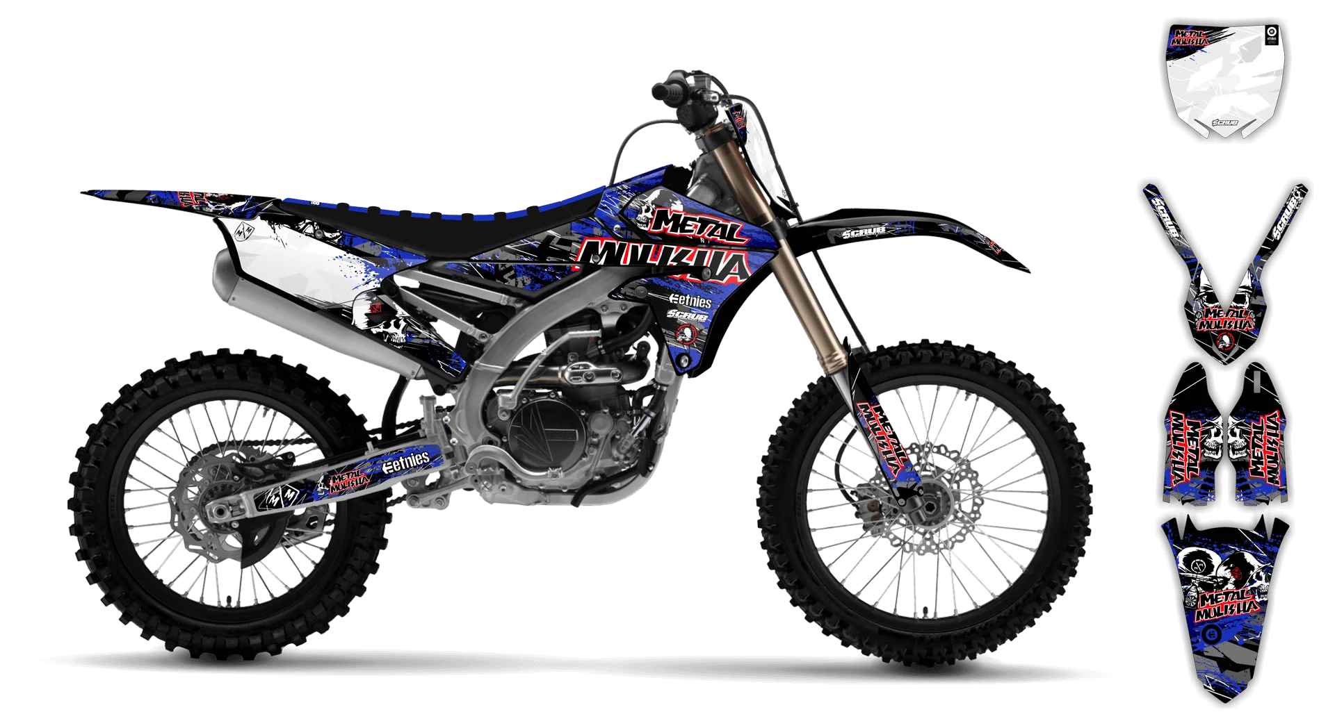 Graphics Kit - Yamaha - YZ250F - 2010-2013 - Em Em - LE