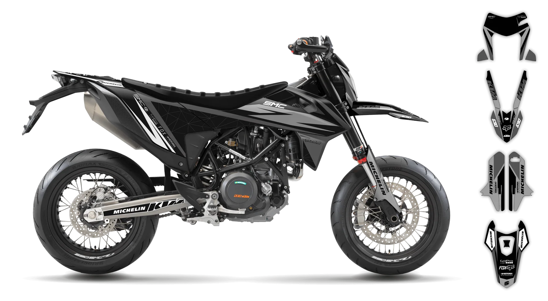 Graphics Kit - KTM - ENDURO 690R - 2019-2024 - SE1053 - R1