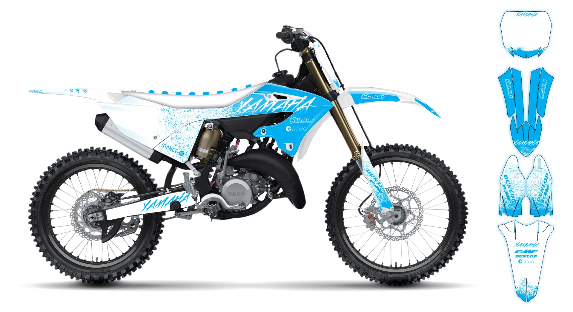 Graphics Kit - Yamaha - YZ 85 - 2022-2025 - Hecton - R1