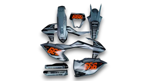 GFP - KTM - EXC EXC-F / XC-W XCF-W - 2017-2019 - Grey-SE1025-R5