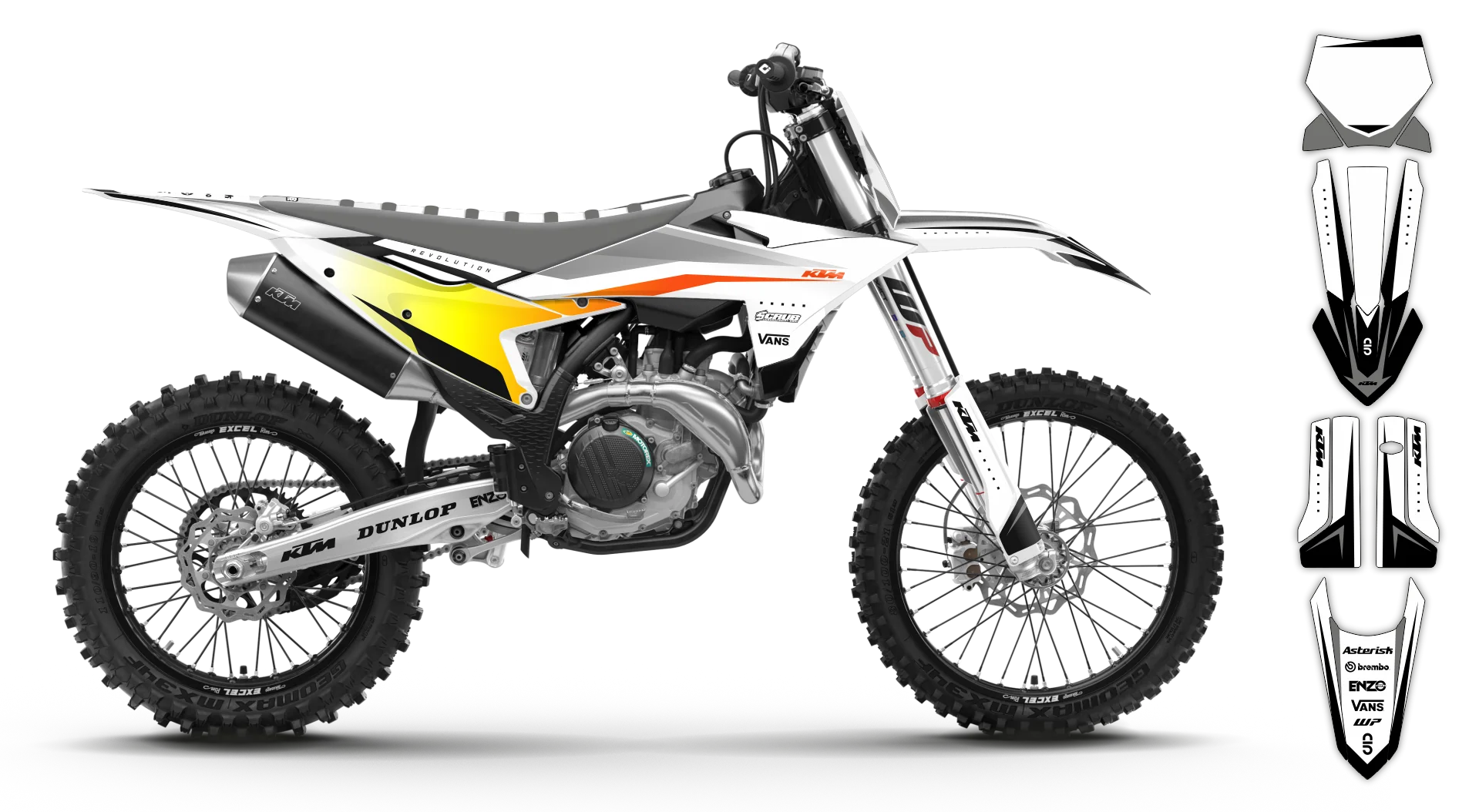 Graphics Kit - KTM - SX SX-F / XC XC-F - 2025 - K-SE1099 - R2
