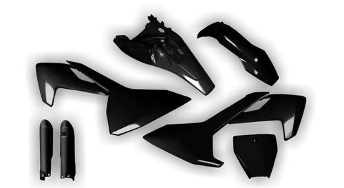Plastics Kit - Husqvarna 14-> TC 85 - 2018-2024 - Full Kit - Black
