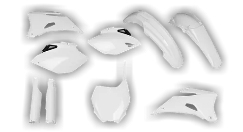 Plastics Kit - Yamaha - YZ450F - 2008-2009 - Full Kit - White