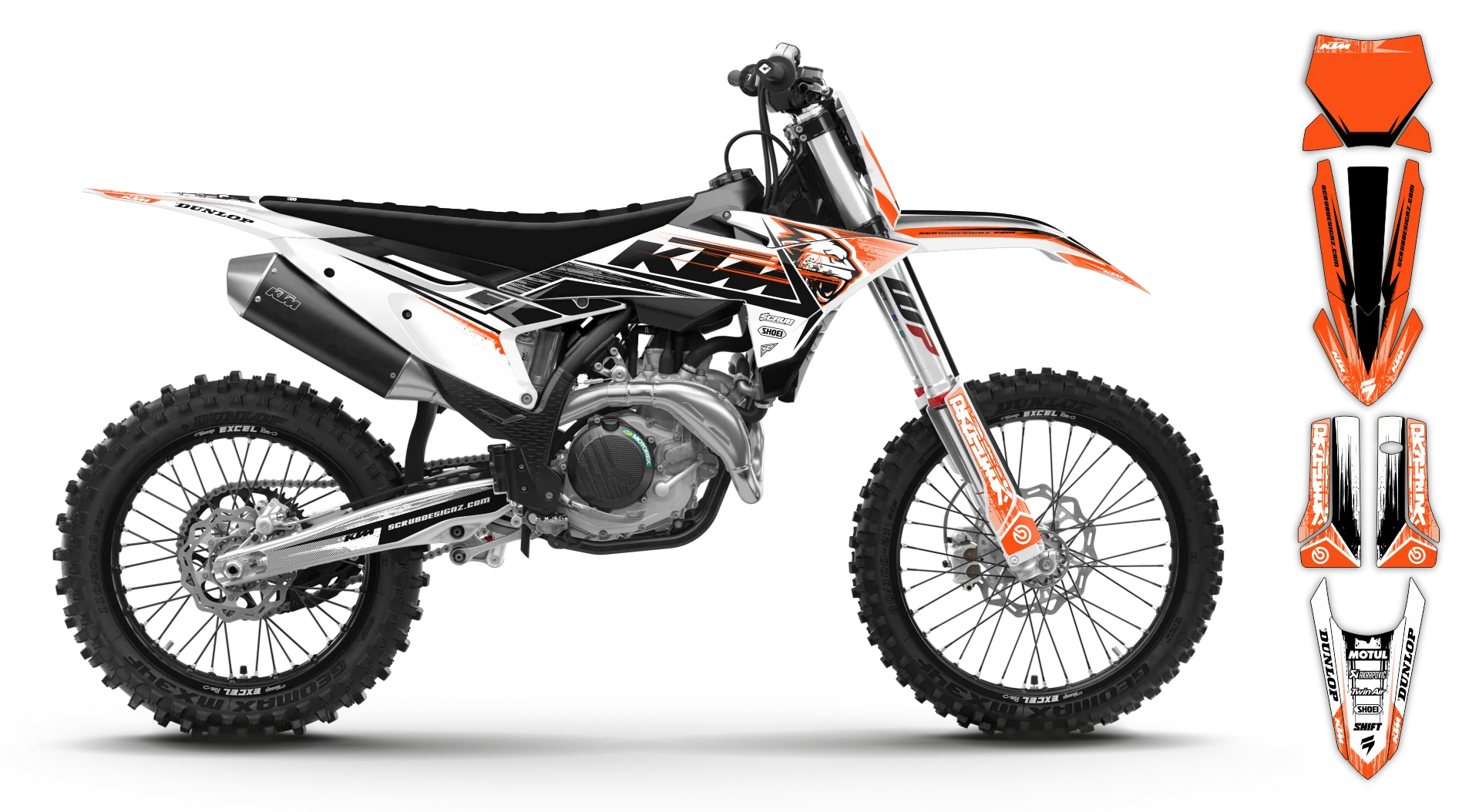 Graphics Kit - KTM - SX SX-F / XC XC-F - 2025 - Panthera - R3