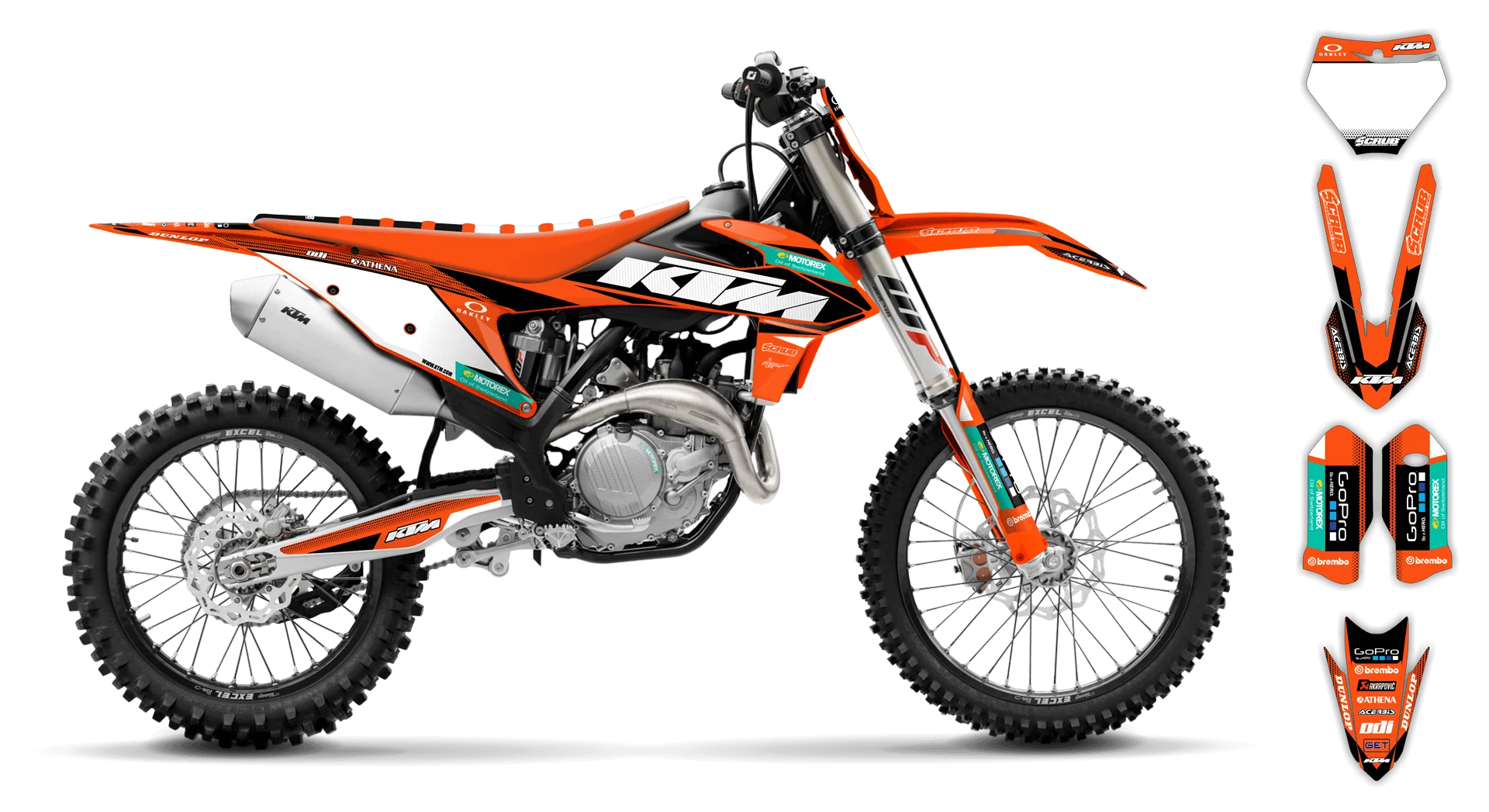 Graphics Kit - KTM - SX SX-F / XC XC-F - 2019-2022 - K11 - LE