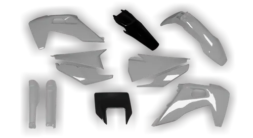 Plastics Kit - Husqvarna 14-> TE-FE Series - 2020-2023 - Full Kit - Light Grey