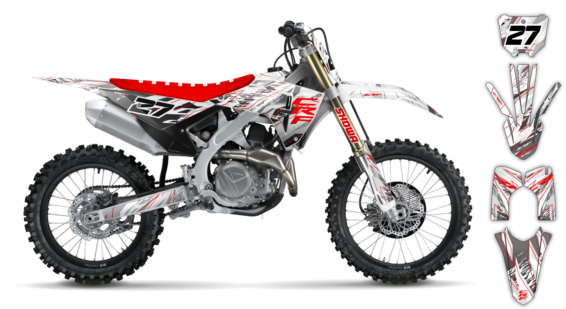 Graphics Kit - Honda - CRF 450R - 2013-2016 - Slasher - LE