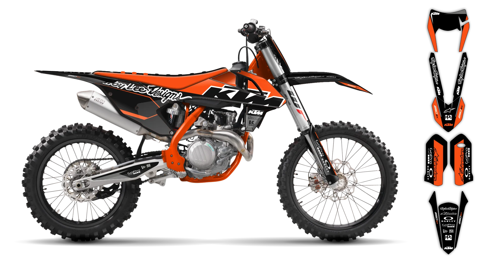 Graphics Kit - KTM - EXC EXC-F / XC-W XCF-W - 2017-2019 - TLD - ST
