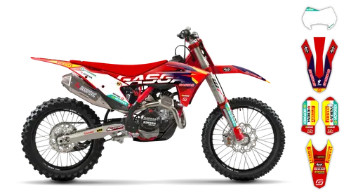 Graphics Kit - Gas Gas - EC EC-F Series - 2014-2017 - Factory Replica 2 - ST