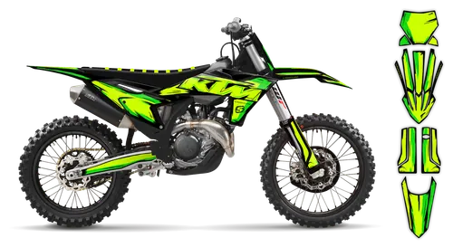 Graphics Kit - KTM - SX SX-F / XC XC-F - 2023-2024 - Fluo Artlex - ST