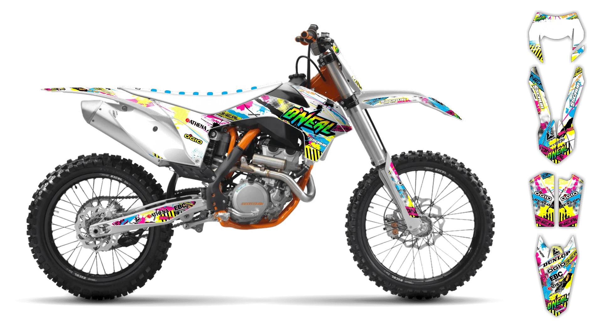 Graphics Kit - KTM - EXC EXC-F / XC-W XCF-W - 2004 - H2 - LE