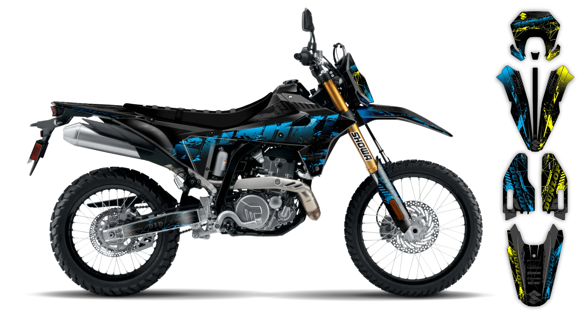 Graphics Kit - Suzuki - DR-Z4S Enduro - 2025-2026 - SE1079 - R2